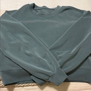 lululemon athletica women's Teal Crewneck Sweater